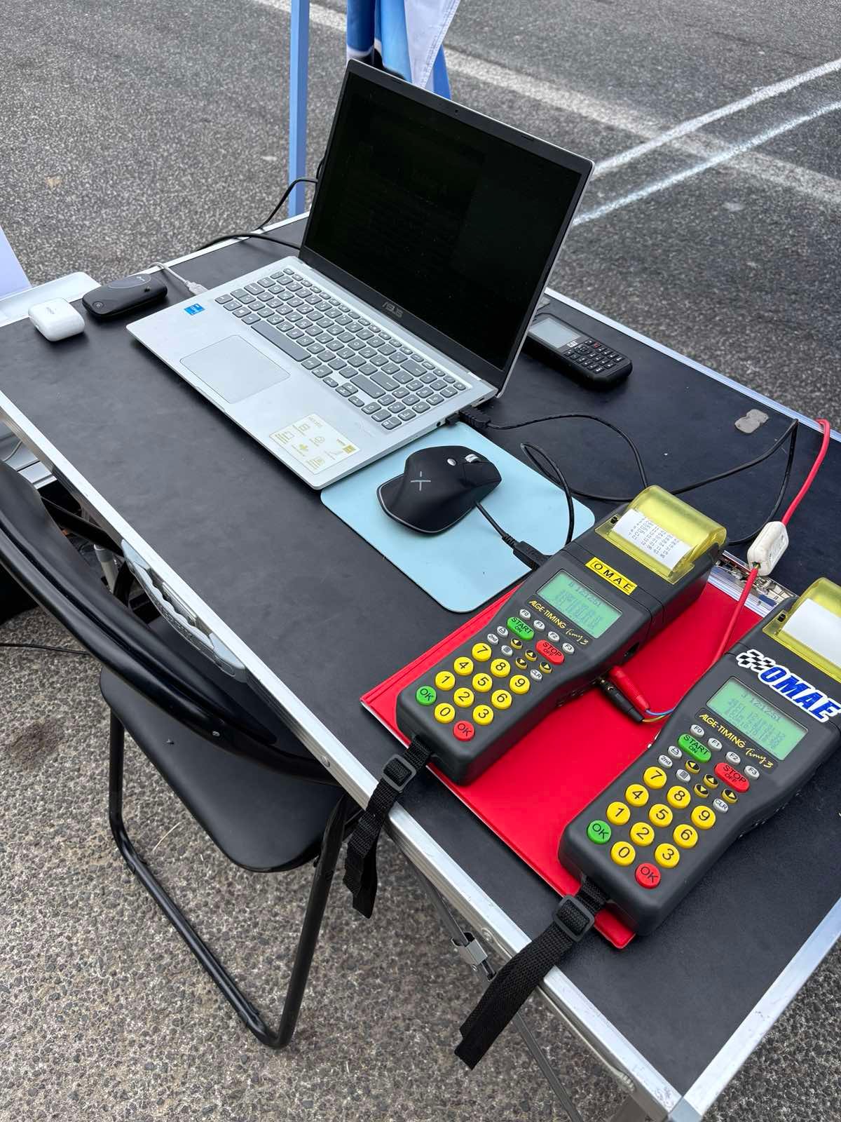 ActionNPA field timing station deployed at motorsport event
